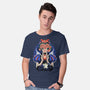 Snow Princess Flower Face-Mens-Basic-Tee-rmatix