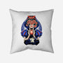 Snow Princess Flower Face-None-Removable Cover w Insert-Throw Pillow-rmatix