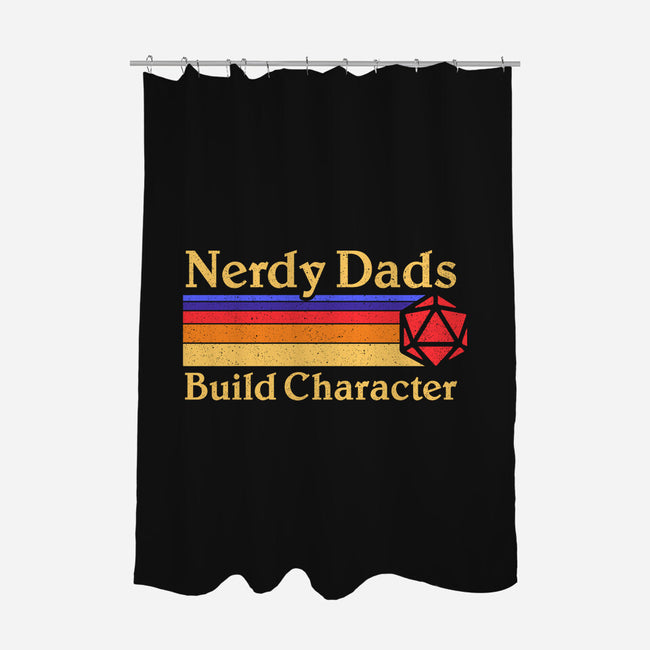 Nerdy Dads-None-Polyester-Shower Curtain-Aarons Art Room