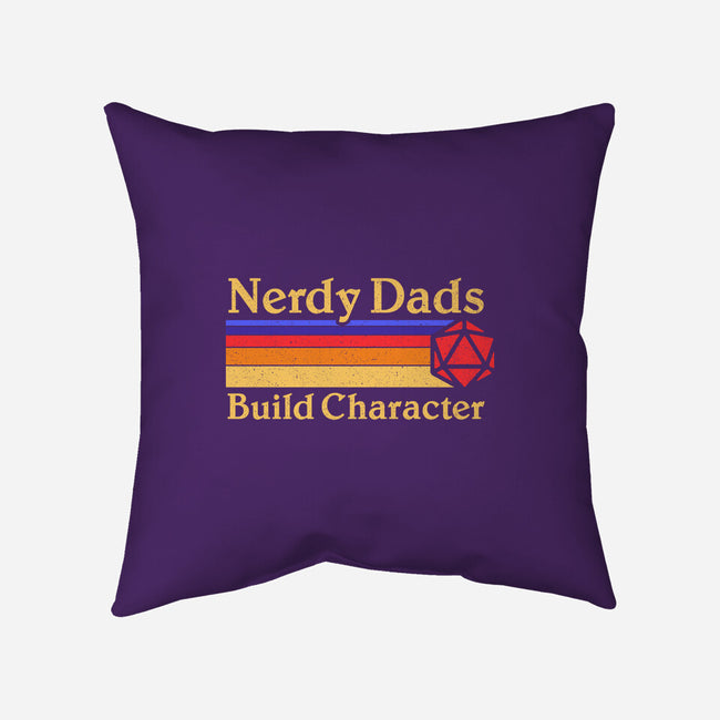 Nerdy Dads-None-Removable Cover w Insert-Throw Pillow-Aarons Art Room