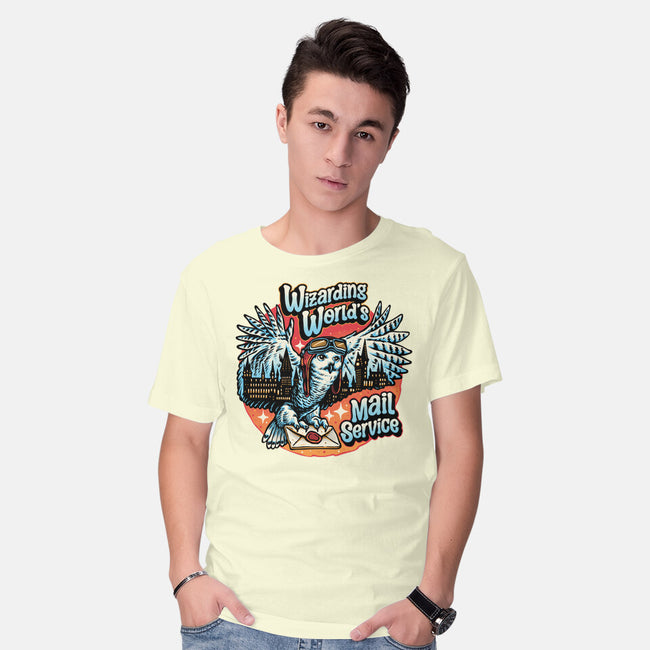 Mail Service Owl-Mens-Basic-Tee-momma_gorilla