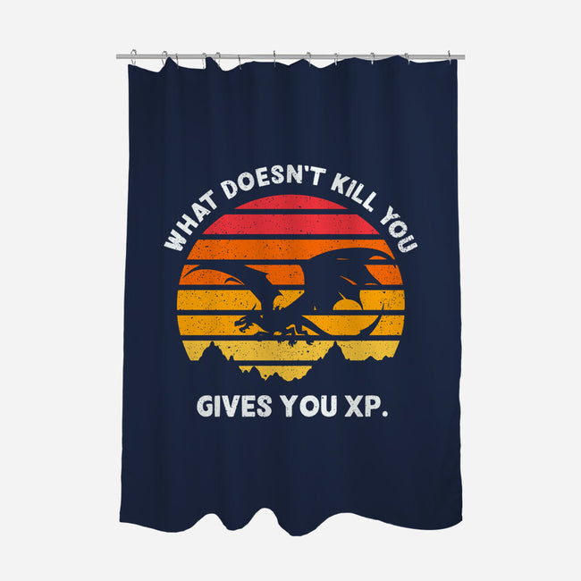 Gives You XP-None-Polyester-Shower Curtain-Aarons Art Room