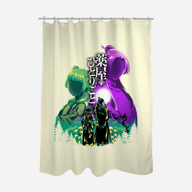 Apothecary Couple-None-Polyester-Shower Curtain-hypertwenty