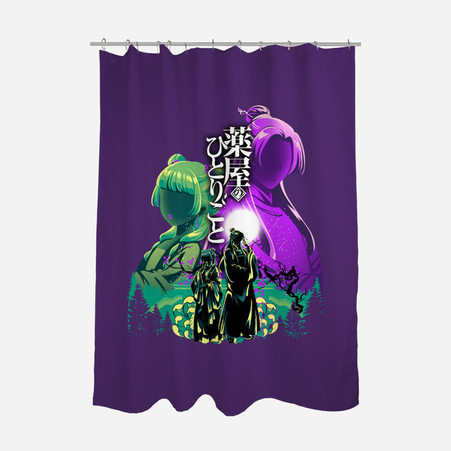 Apothecary Couple-None-Polyester-Shower Curtain-hypertwenty