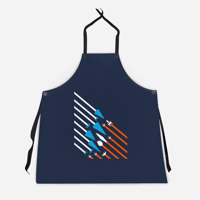 Starship Stripes-Unisex-Kitchen-Apron-rocketman_art