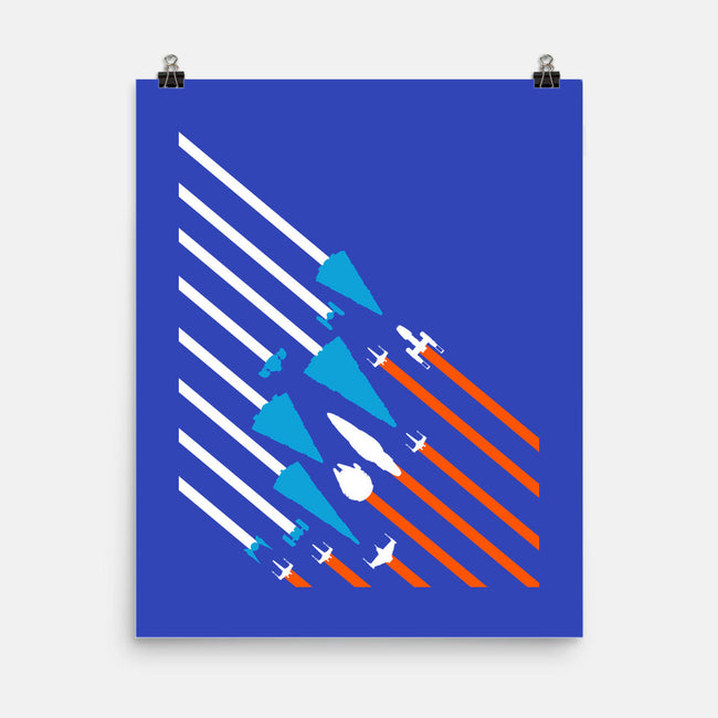 Starship Stripes-None-Matte-Poster-rocketman_art