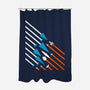 Starship Stripes-None-Polyester-Shower Curtain-rocketman_art