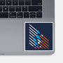 Starship Stripes-None-Glossy-Sticker-rocketman_art