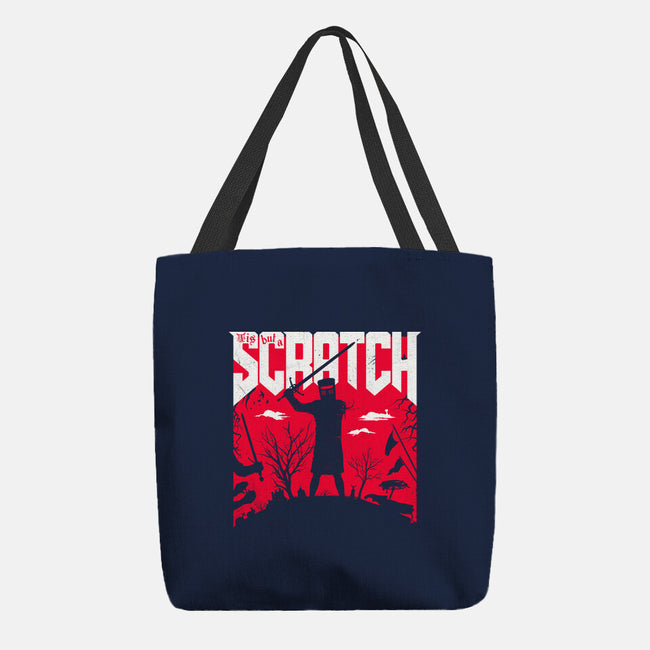 Slayed And Scratched-None-Basic Tote-Bag-rocketman_art