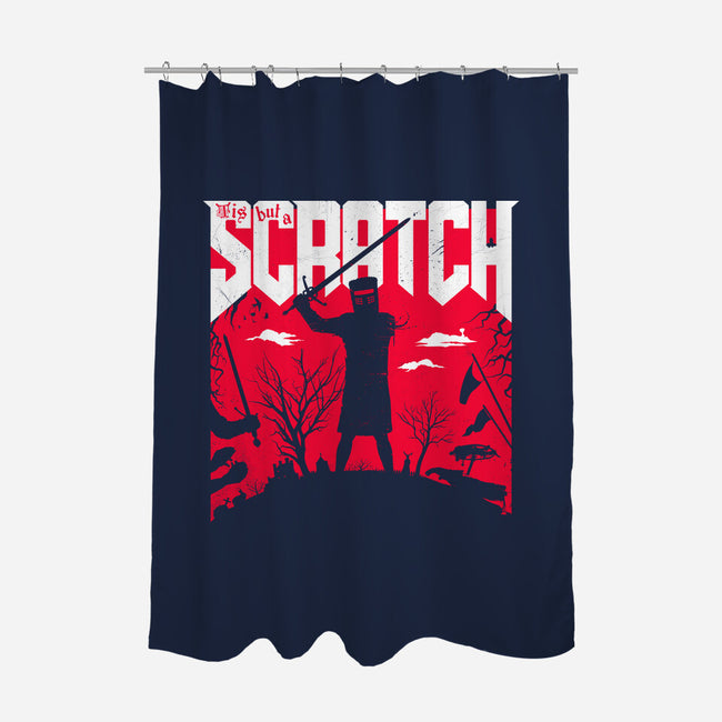 Slayed And Scratched-None-Polyester-Shower Curtain-rocketman_art