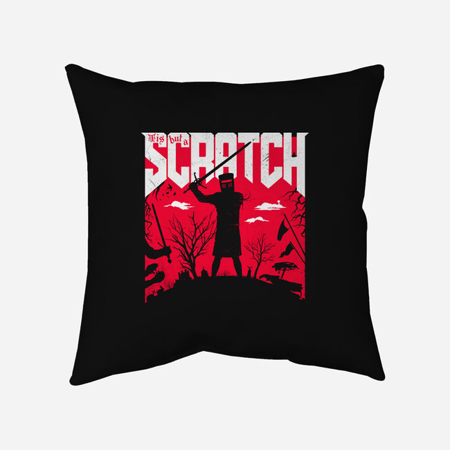 Slayed And Scratched-None-Removable Cover w Insert-Throw Pillow-rocketman_art