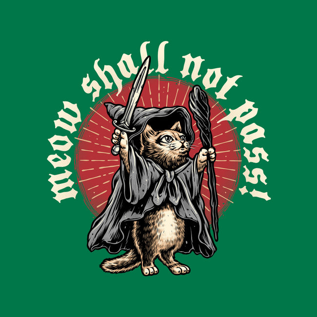 Meow Shall Not Pass-None-Glossy-Sticker-momma_gorilla