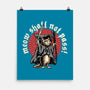 Meow Shall Not Pass-None-Matte-Poster-momma_gorilla