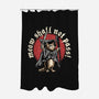 Meow Shall Not Pass-None-Polyester-Shower Curtain-momma_gorilla