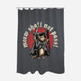 Meow Shall Not Pass-None-Polyester-Shower Curtain-momma_gorilla