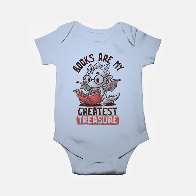 Books Are My Greatest Treasure-Baby-Basic-Onesie-koalastudio