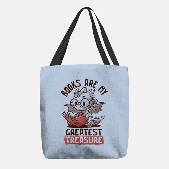 Books Are My Greatest Treasure-None-Basic Tote-Bag-koalastudio