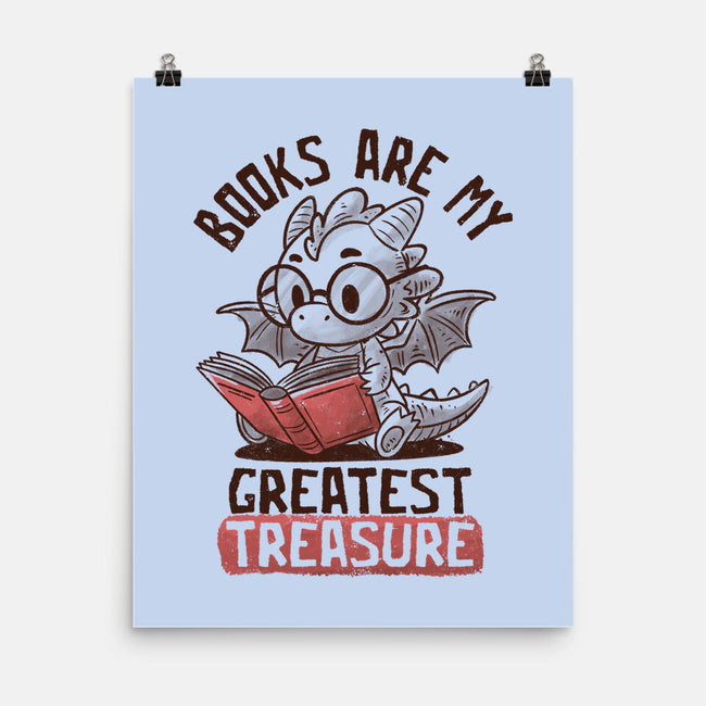 Books Are My Greatest Treasure-None-Matte-Poster-koalastudio