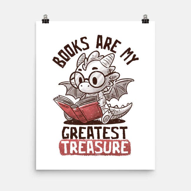 Books Are My Greatest Treasure-None-Matte-Poster-koalastudio