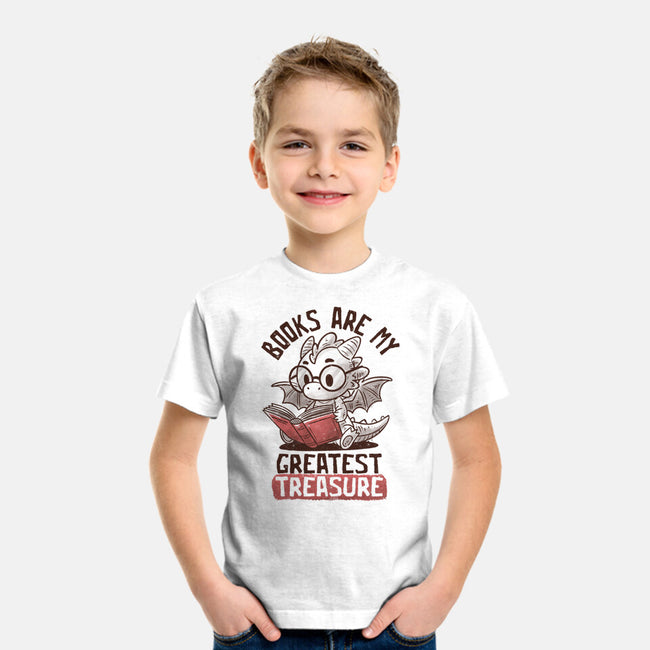 Books Are My Greatest Treasure-Youth-Basic-Tee-koalastudio