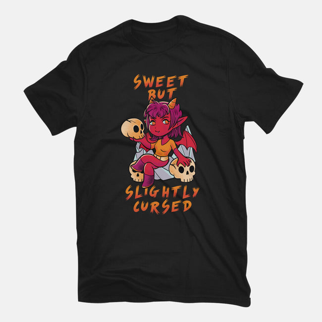 Sweet But Slightly Cursed-Mens-Basic-Tee-FunkVampire