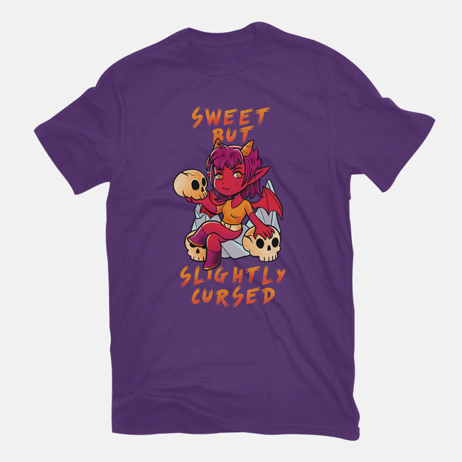 Sweet But Slightly Cursed-Youth-Basic-Tee-FunkVampire