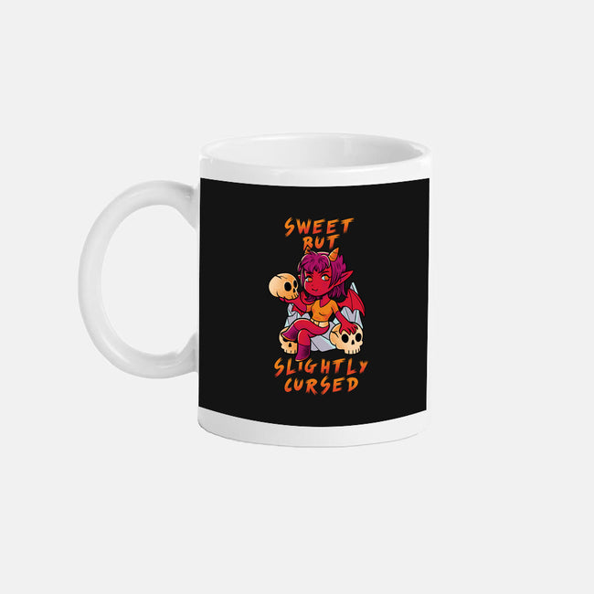 Sweet But Slightly Cursed-None-Mug-Drinkware-FunkVampire