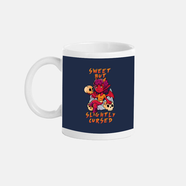 Sweet But Slightly Cursed-None-Mug-Drinkware-FunkVampire