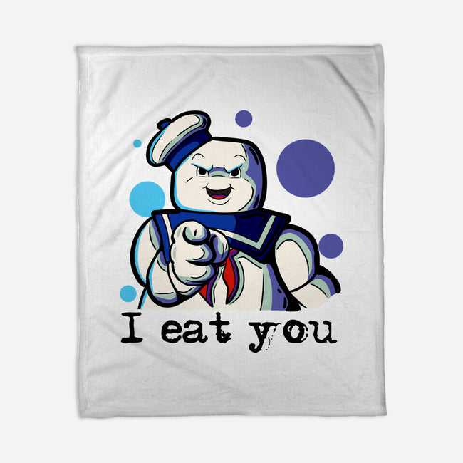 I Eat You-None-Fleece-Blanket-nickzzarto