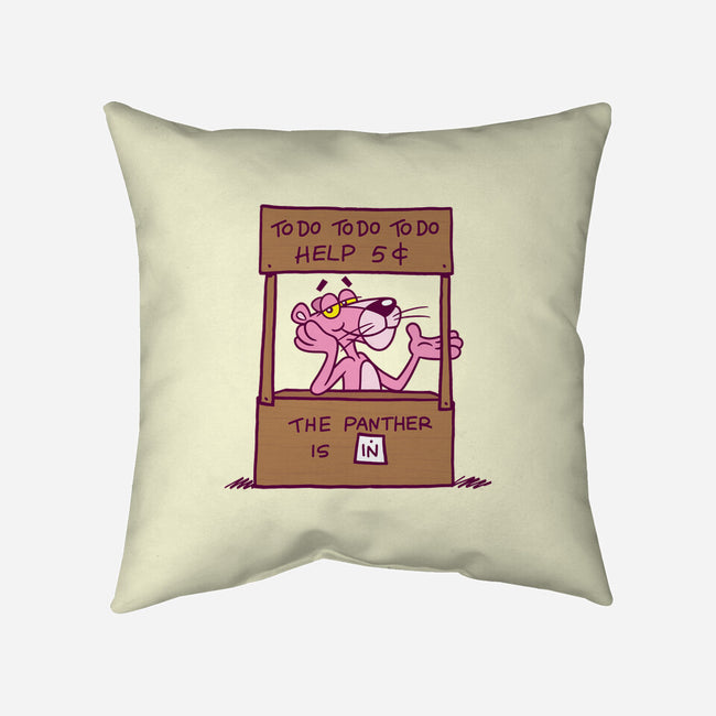 Pink Help-None-Removable Cover w Insert-Throw Pillow-Barbadifuoco