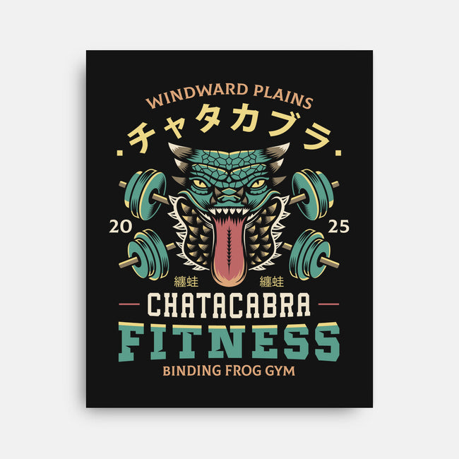 Chatacabra Fitness-None-Stretched-Canvas-LAGELANTEE