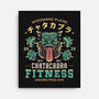 Chatacabra Fitness-None-Stretched-Canvas-LAGELANTEE