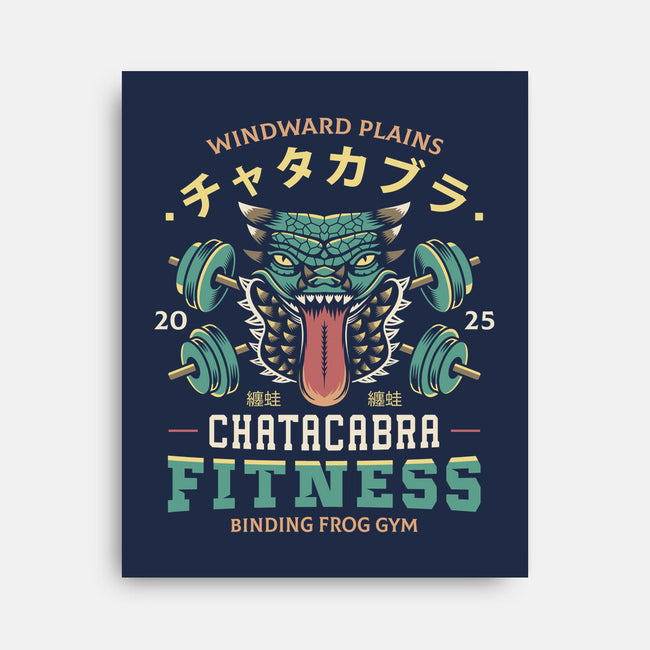 Chatacabra Fitness-None-Stretched-Canvas-LAGELANTEE