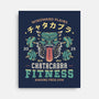 Chatacabra Fitness-None-Stretched-Canvas-LAGELANTEE