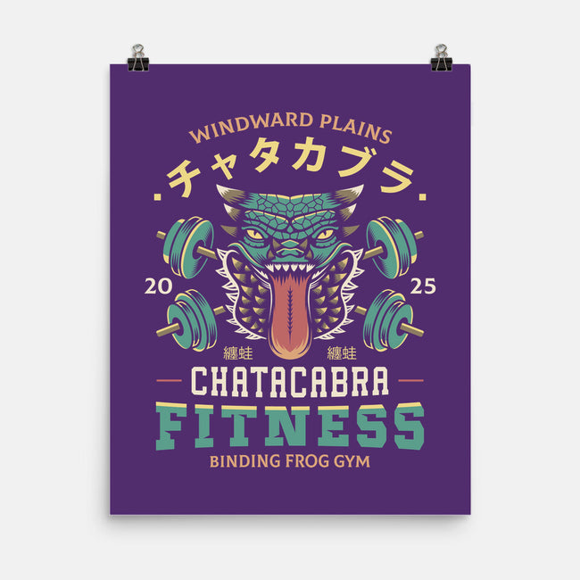 Chatacabra Fitness-None-Matte-Poster-LAGELANTEE