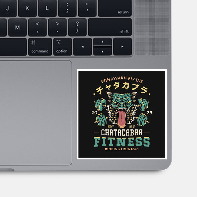 Chatacabra Fitness-None-Glossy-Sticker-LAGELANTEE