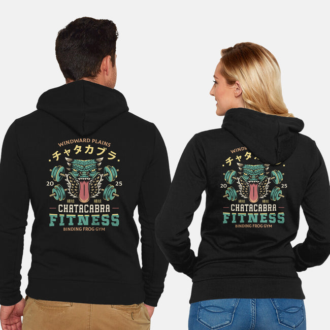 Chatacabra Fitness-Unisex-Zip-Up-Sweatshirt-LAGELANTEE