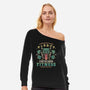 Chatacabra Fitness-Womens-Off Shoulder-Sweatshirt-LAGELANTEE