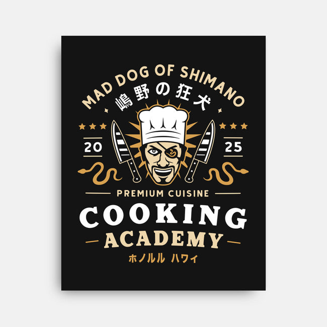 One Eyed Demon Cooking Emblem-None-Stretched-Canvas-LAGELANTEE