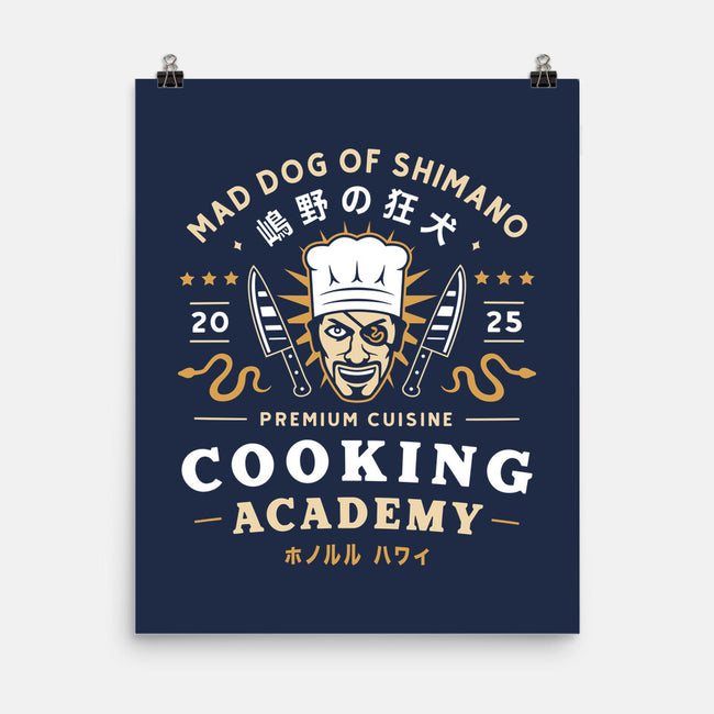 One Eyed Demon Cooking Emblem-None-Matte-Poster-LAGELANTEE