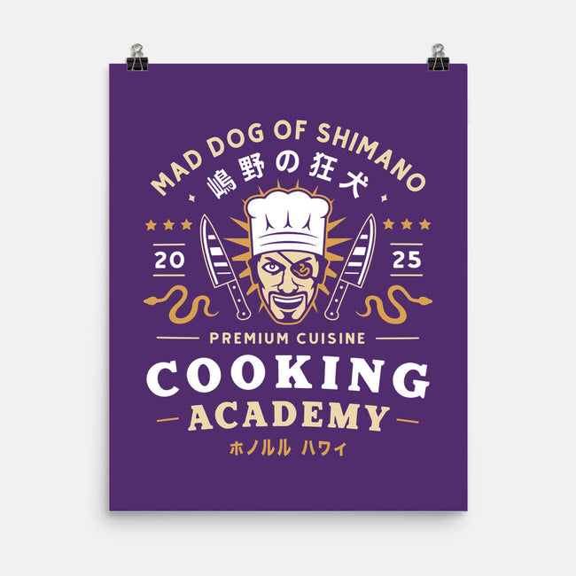 One Eyed Demon Cooking Emblem-None-Matte-Poster-LAGELANTEE