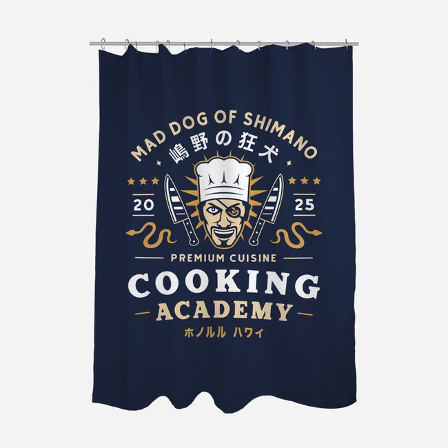 One Eyed Demon Cooking Emblem-None-Polyester-Shower Curtain-LAGELANTEE