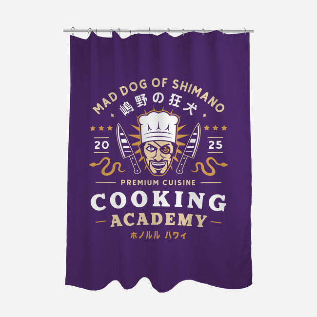 One Eyed Demon Cooking Emblem-None-Polyester-Shower Curtain-LAGELANTEE