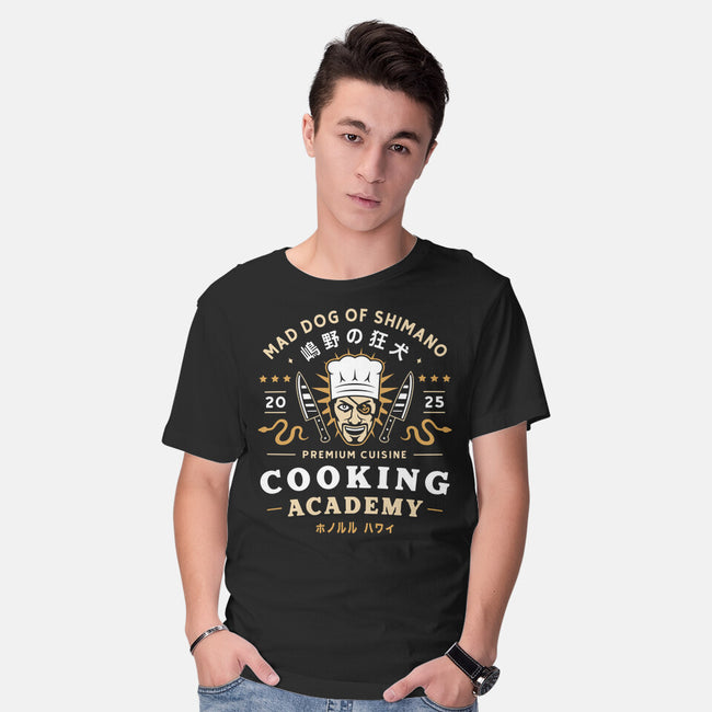 One Eyed Demon Cooking Emblem-Mens-Basic-Tee-LAGELANTEE