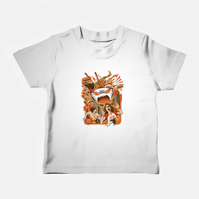 Great Ramen Attack-Baby-Basic-Tee-ilustrata