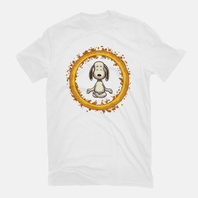 Dog Meditation-Unisex-Basic-Tee-nickzzarto