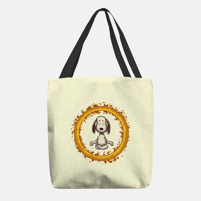 Dog Meditation-None-Basic Tote-Bag-nickzzarto