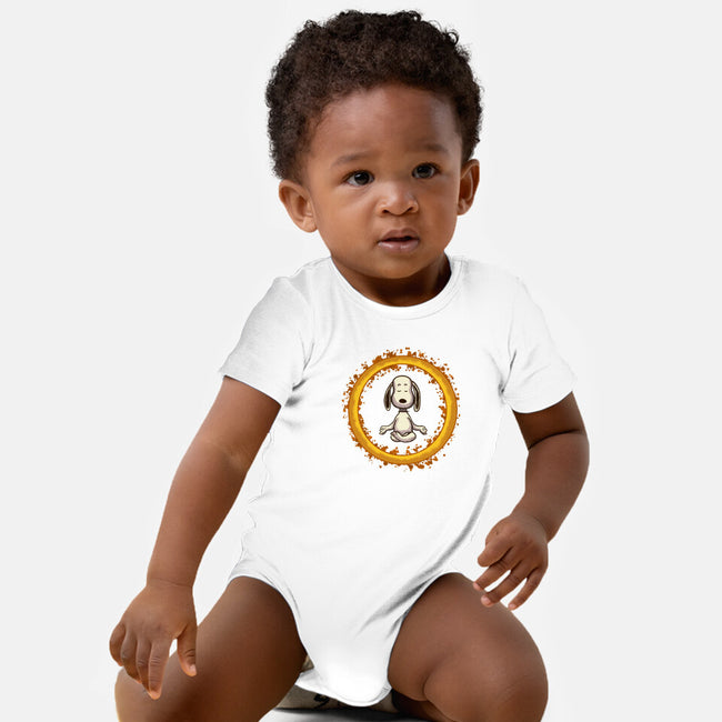 Dog Meditation-Baby-Basic-Onesie-nickzzarto