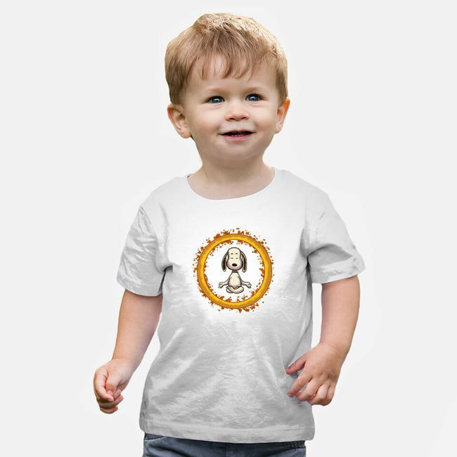 Dog Meditation-Baby-Basic-Tee-nickzzarto