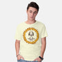 Dog Meditation-Mens-Basic-Tee-nickzzarto